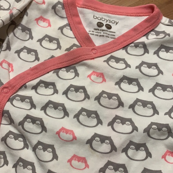 Babysoy organic cotton kimono bodysuit - Picture 3 of 6